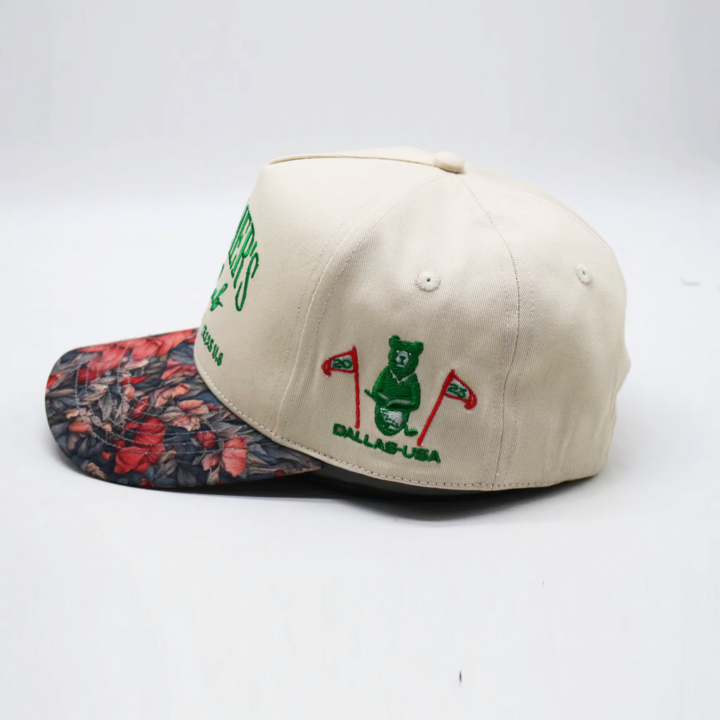Premium Floral Snapback - Hashtagnocap